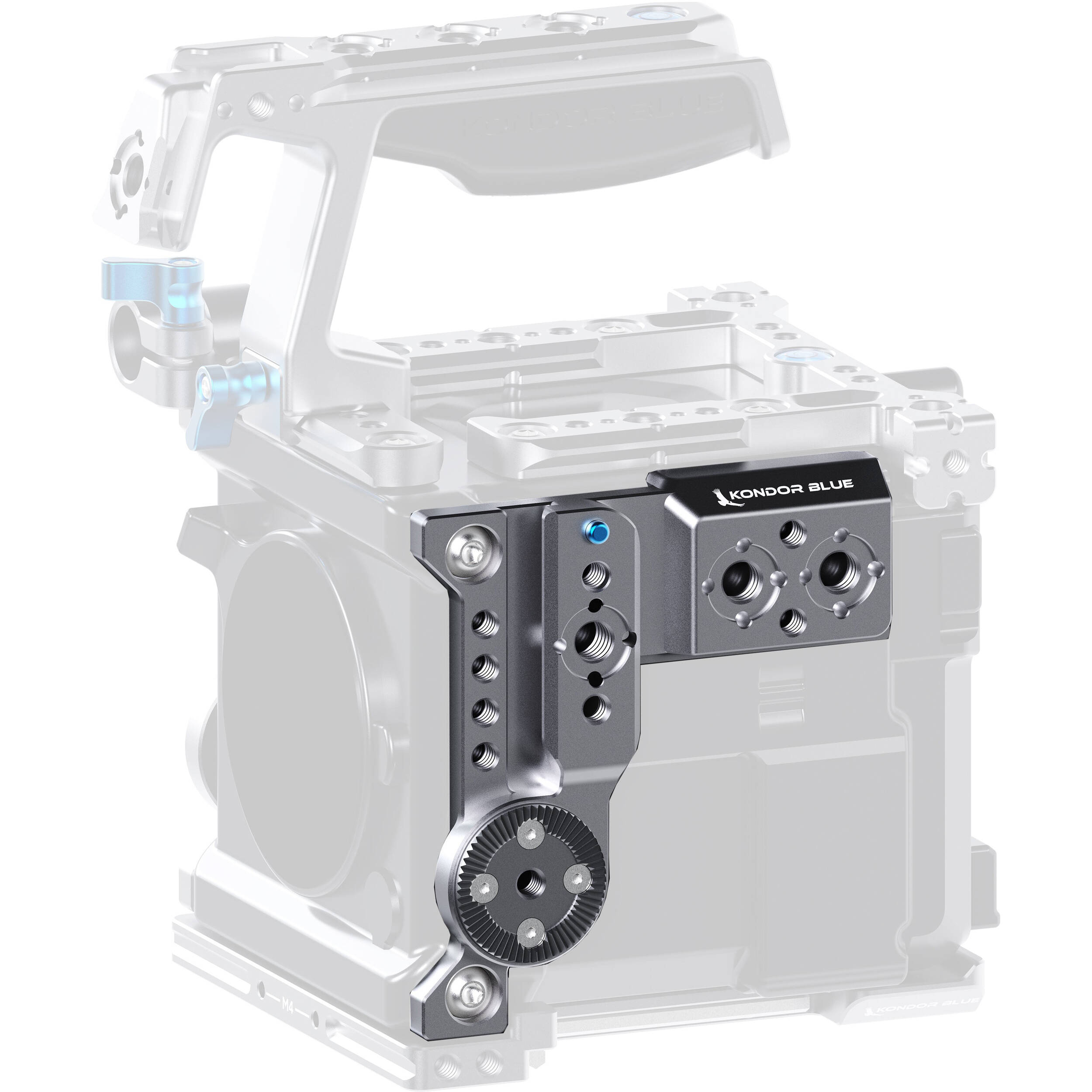 Kondor Blue Left-Side Plate for RED V-RAPTOR (Space Grey)