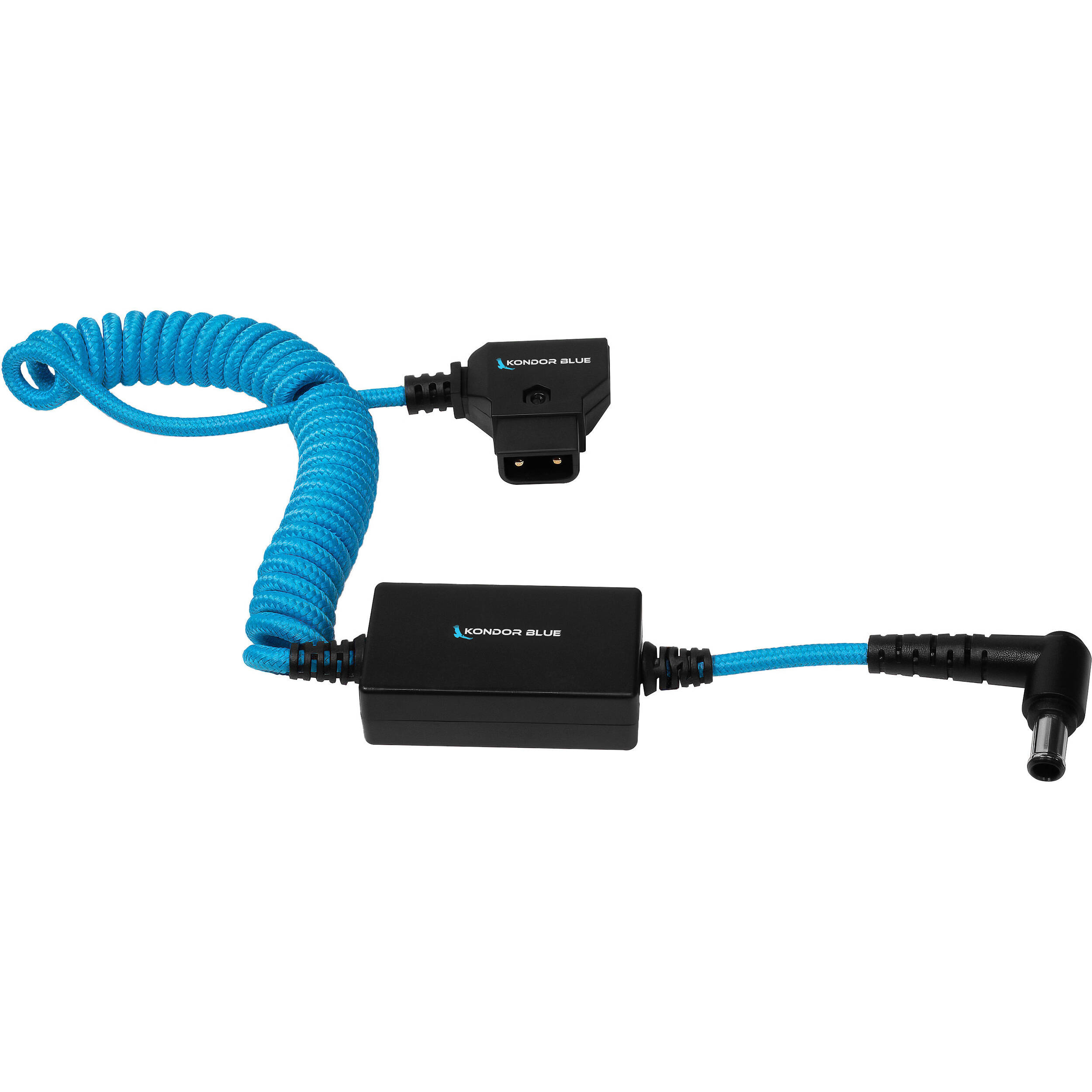Kondor Blue D-Tap to 19.5V Regulated DC Coiled Cable for Sony FX9/FX6