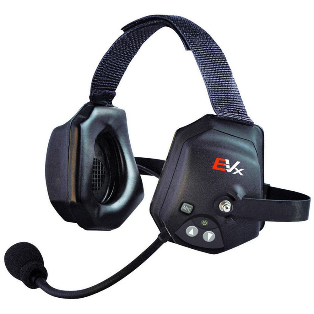 Eartec EVADE XTreme EVXTR Industrial Full-Duplex Wireless Intercom Dual-Ear Remote Headset