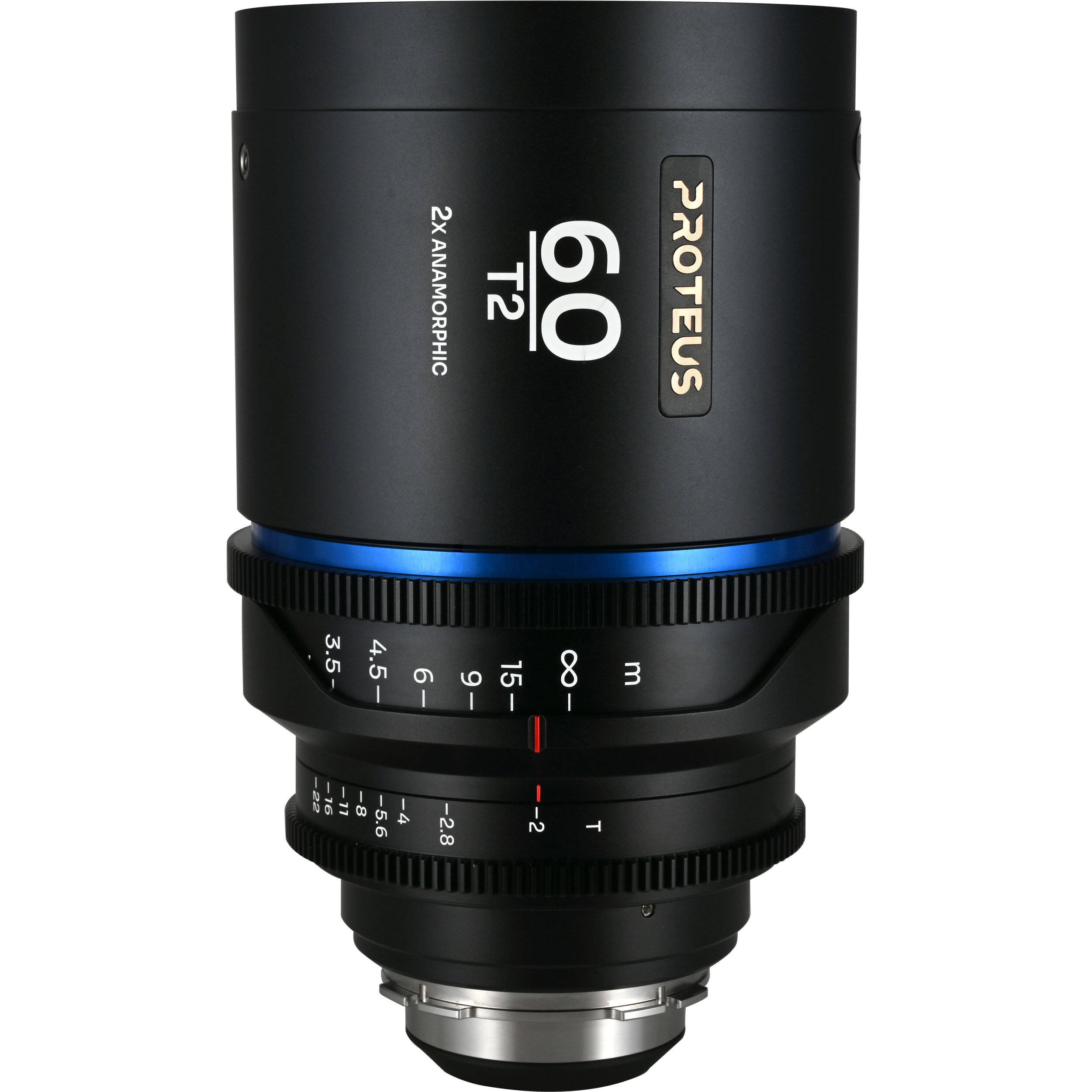 Laowa Proteus 60mm T2.0 2X Anamorphic Lens with EF Adapter (PL Mount, Blue, Feet)