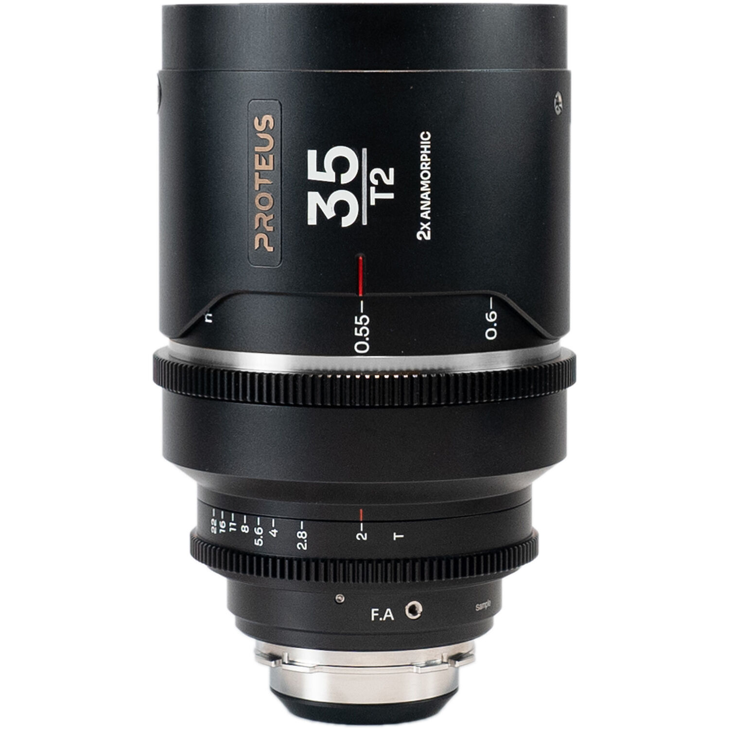 Laowa Proteus 35mm T2.0 2X Anamorphic Lens with EF Adapter (PL Mount, Silver, Feet)