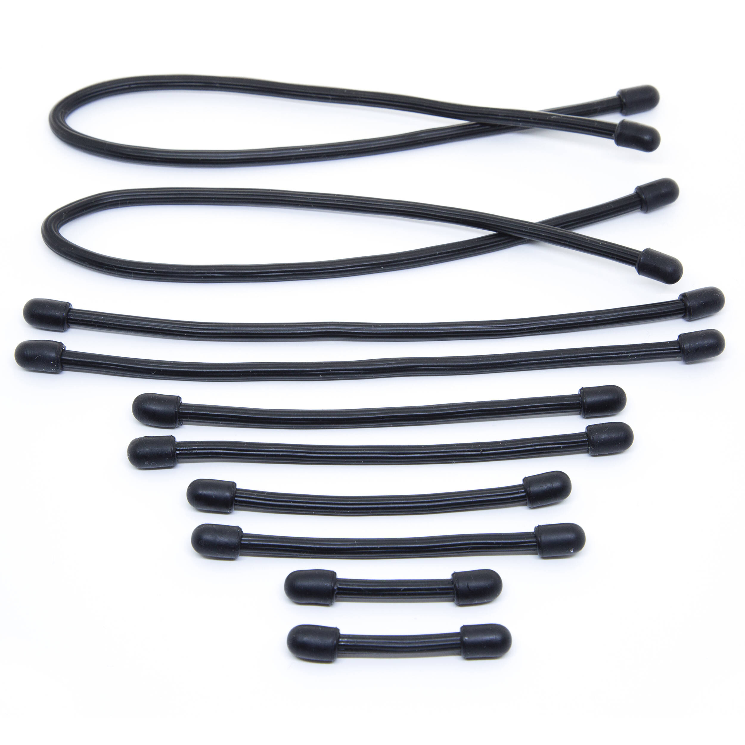 Bubblebee Industries Cable Binders (Black, 10-Pack)