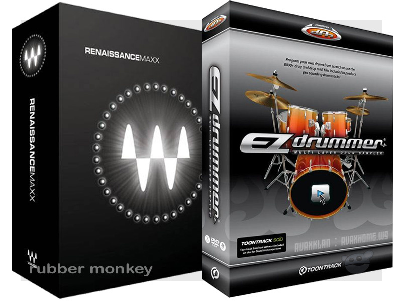 Waves Rennaissance Maxx and EZ Drummver Native