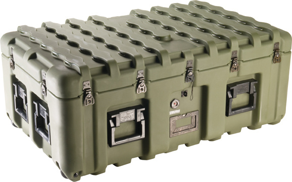 Pelican Hardigg IS3721-1103 Inter-Stacking Pattern Case (Black, No Foam)