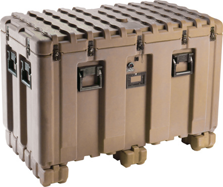 Pelican Hardigg IS4521-2303 Inter-Stacking Pattern Case (Black, With Foam)