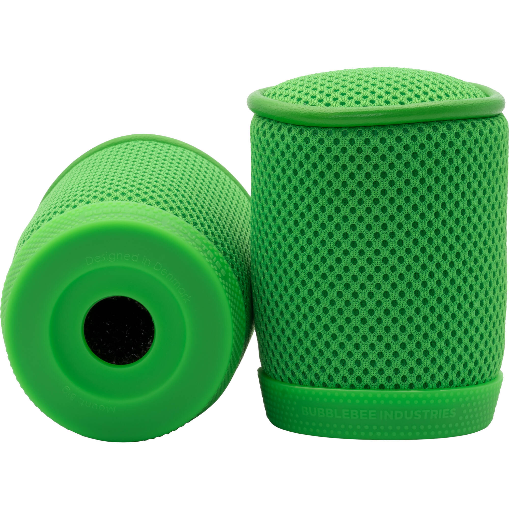 Bubblebee Industries Spacer Bubble Windshield & Fur System for Shotgun Mics (Green, XS/Big Mount)