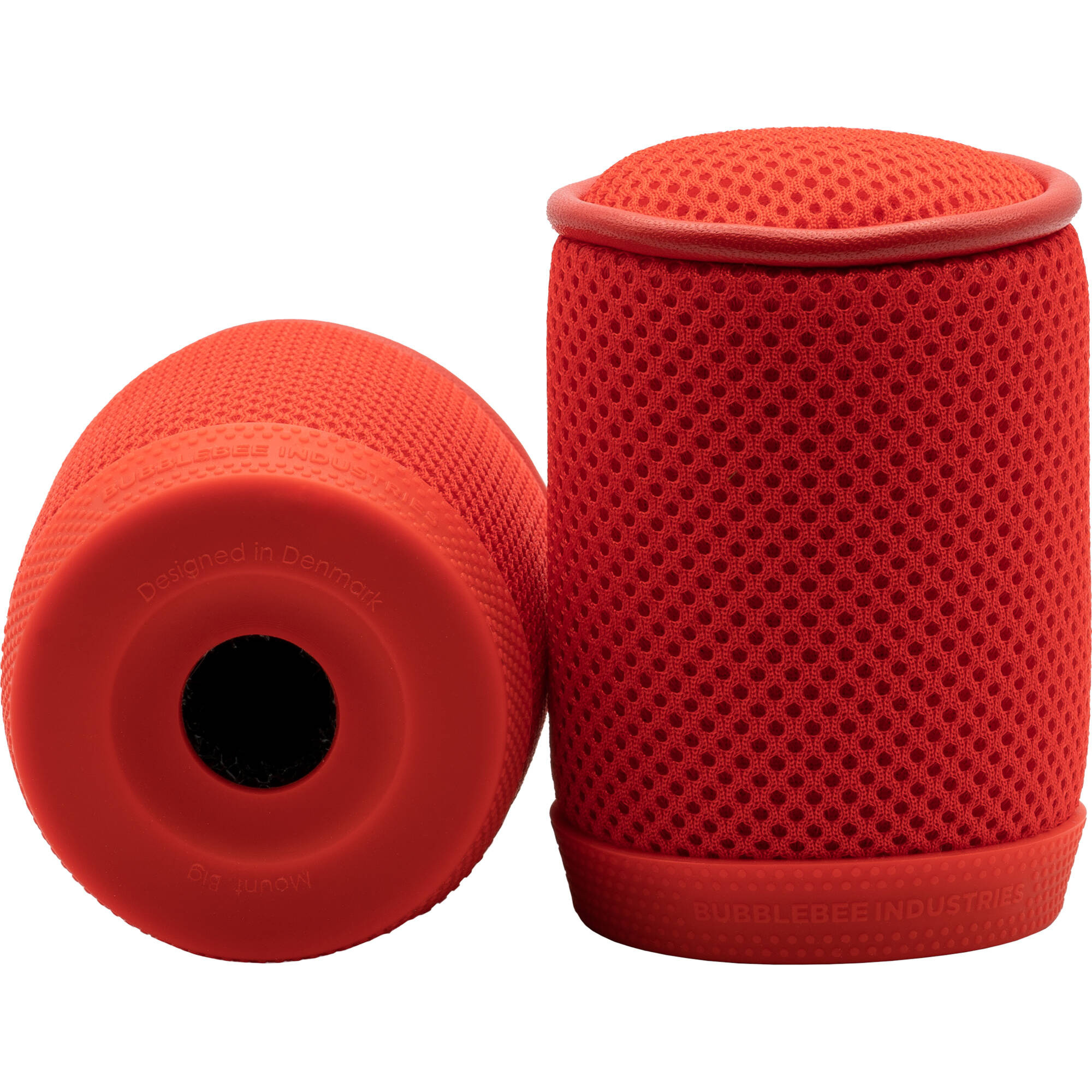 Bubblebee Industries Spacer Bubble Windshield & Fur System for Shotgun Mics (Red, XS/Big Mount)