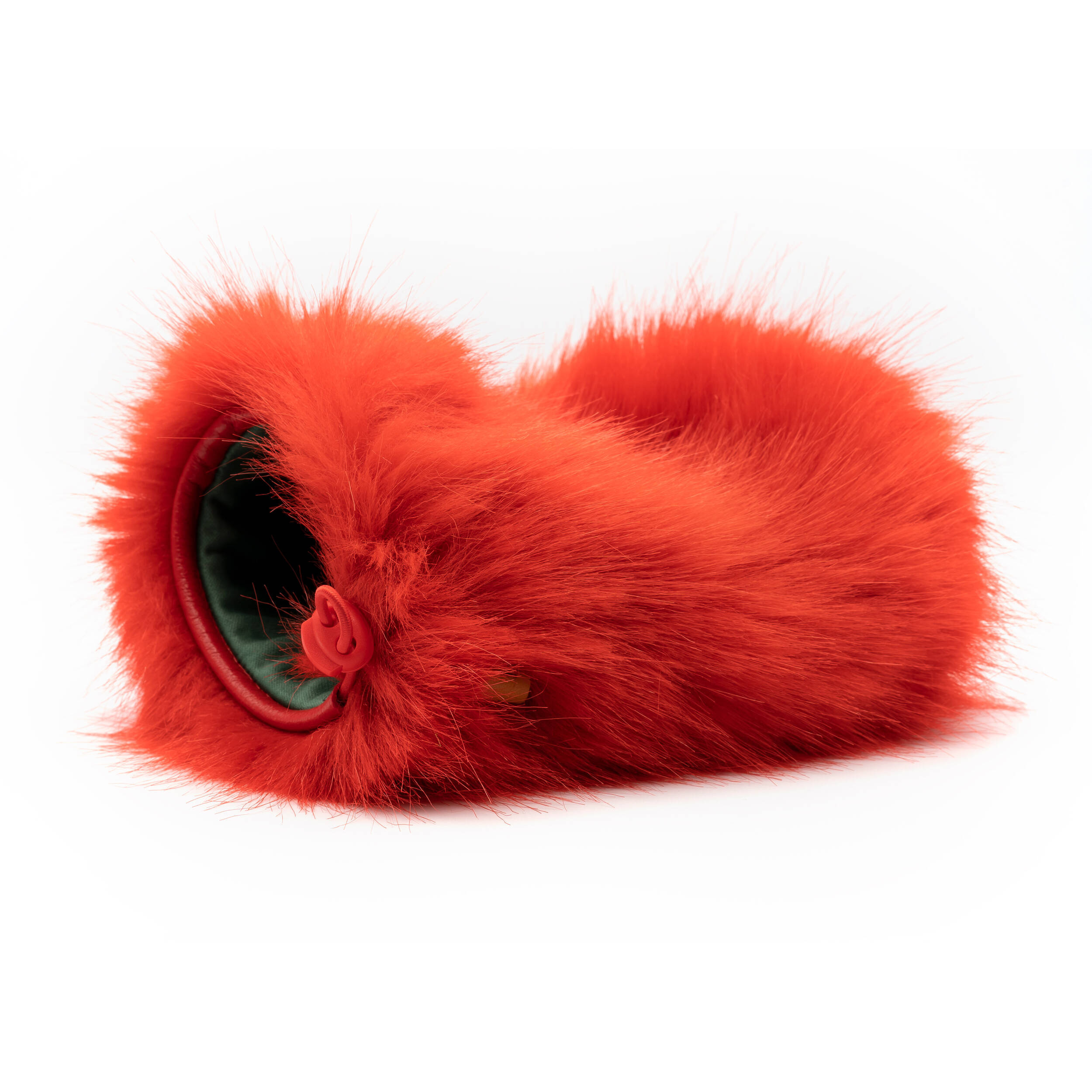Bubblebee Industries Spacer Bubble Windshield & Fur System for Shotgun Mics (Red, Small)