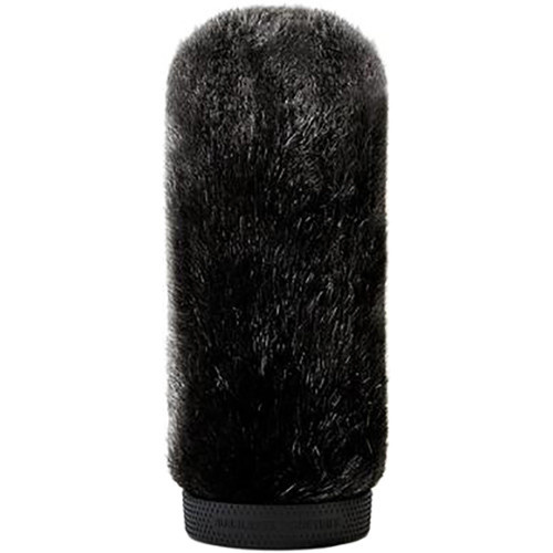 Bubblebee Industries Windkiller Short Fur Slip-On Wind Protector for 23 to 26mm Mics (XL, Black)