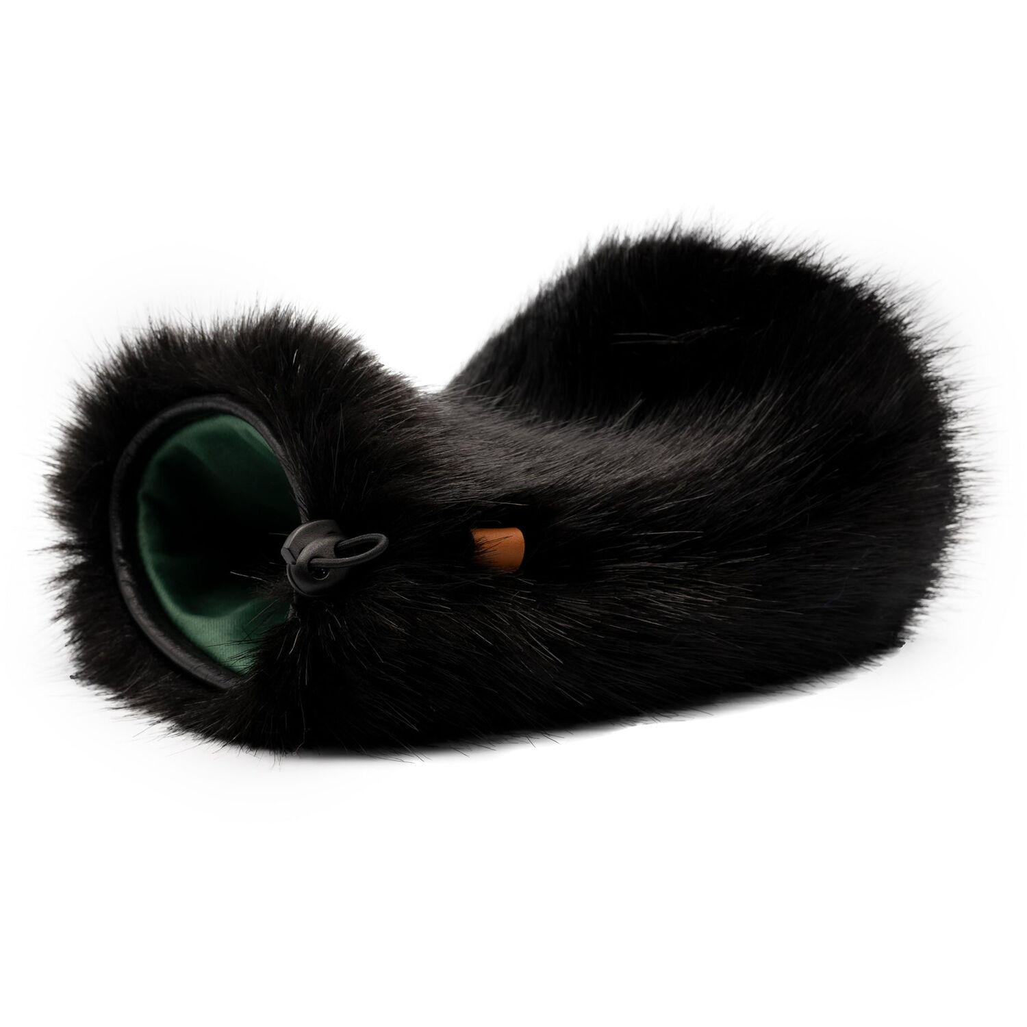 Bubblebee Industries The Short-Haired Spacer Cover for The Spacer Bubble Windshield (Black, Medium)