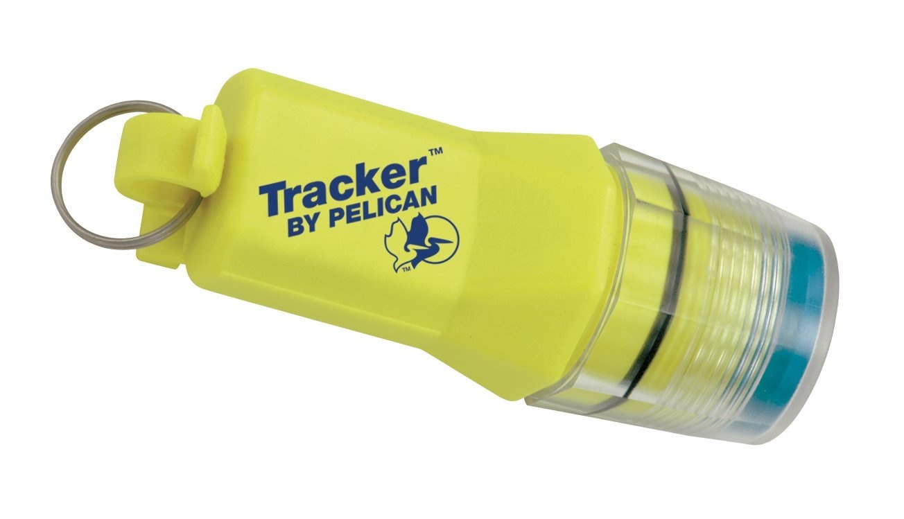 Pelican Tracker Pocket 2140 Flashlight 2 'AAA' Xenon Lamp - Rated Up To 3.28' (Yellow)
