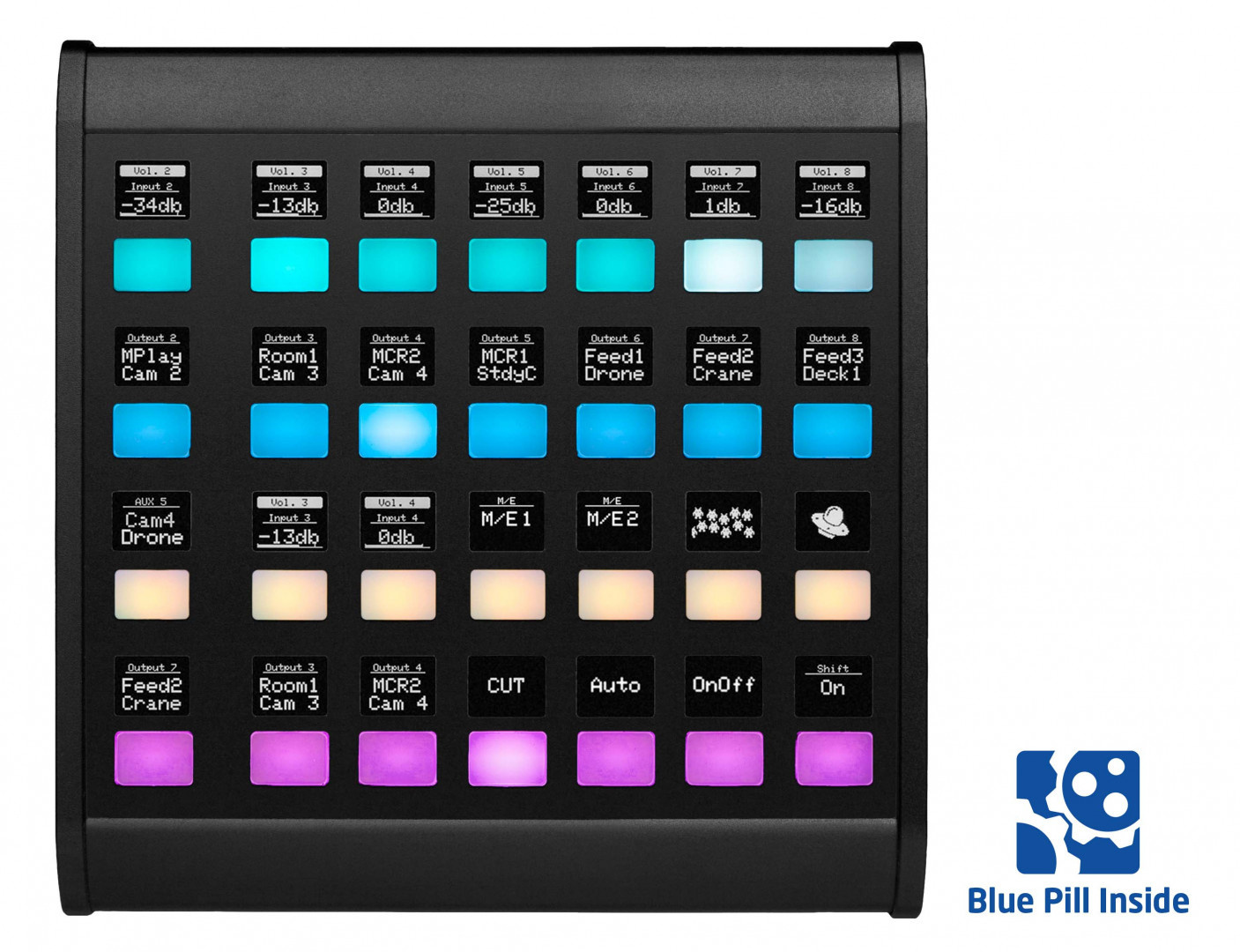 SKAARHOJ Quick Shot with Blue Pill Inside (Black)