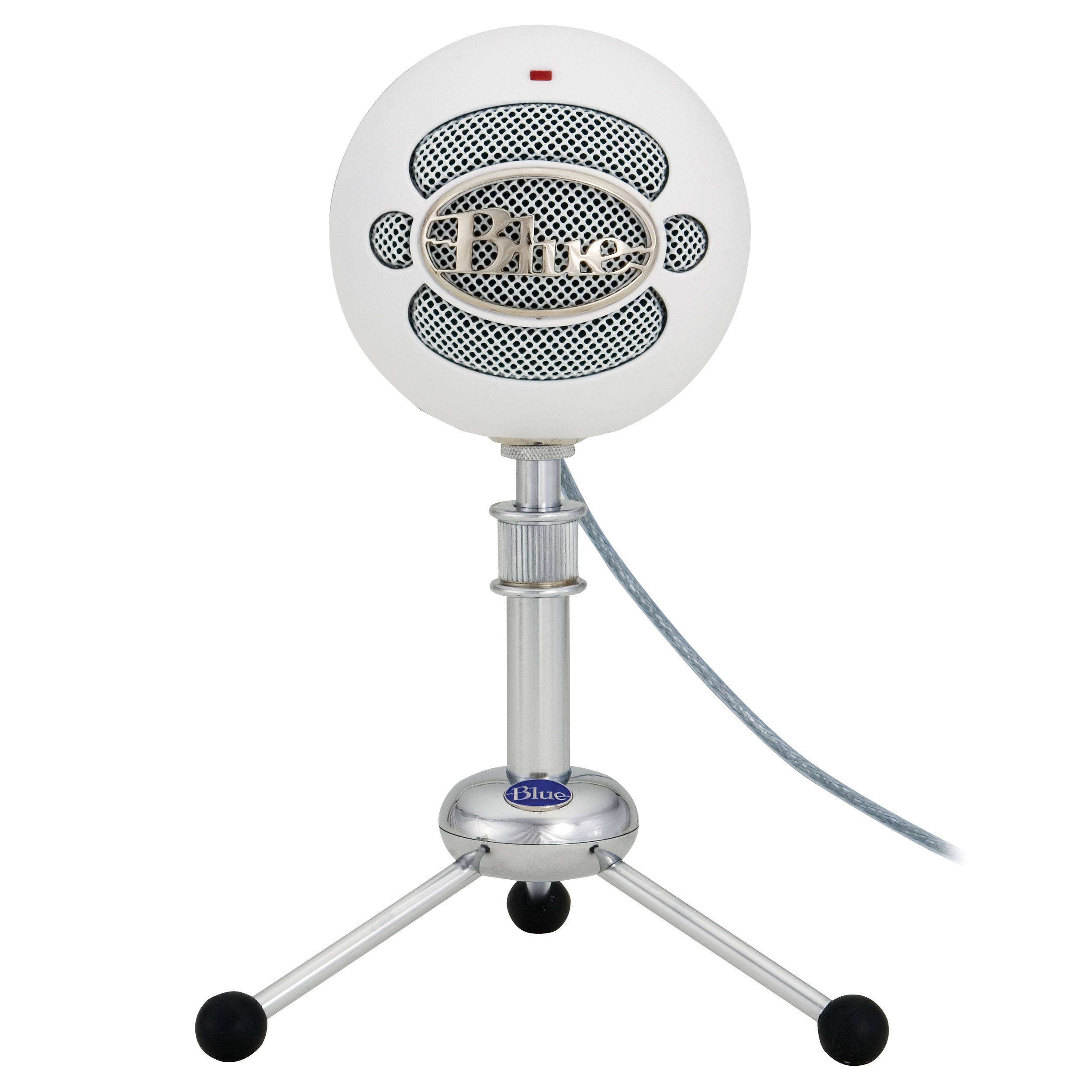 Blue Snowball USB Condenser Microphone (White)