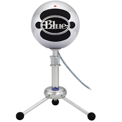 Blue Snowball USB Condenser Microphone (Brushed Aluminium)