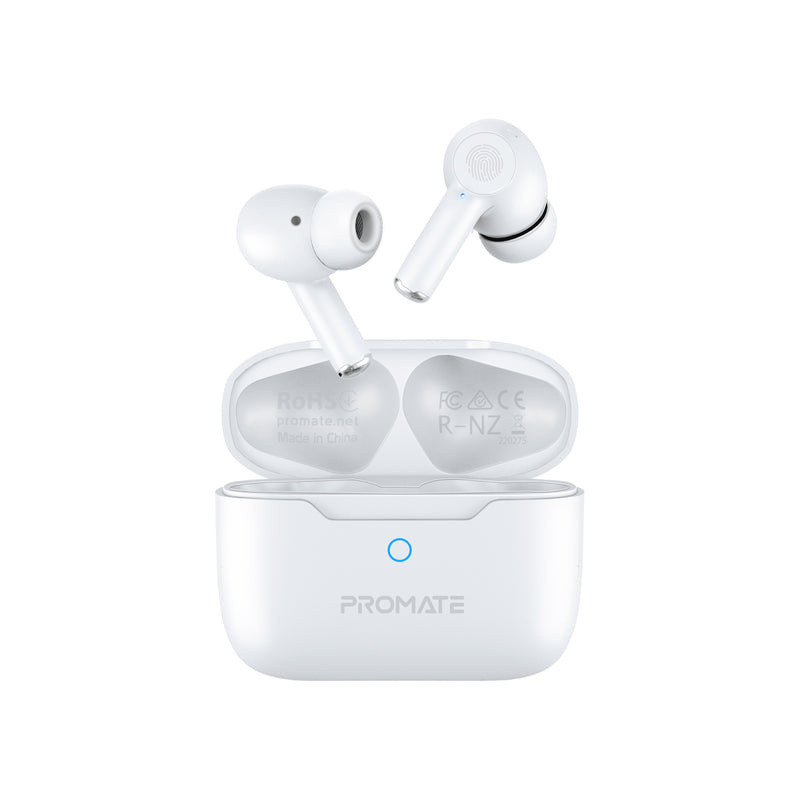 Promate ProPods High Definition ANC TWS Earphones White AU