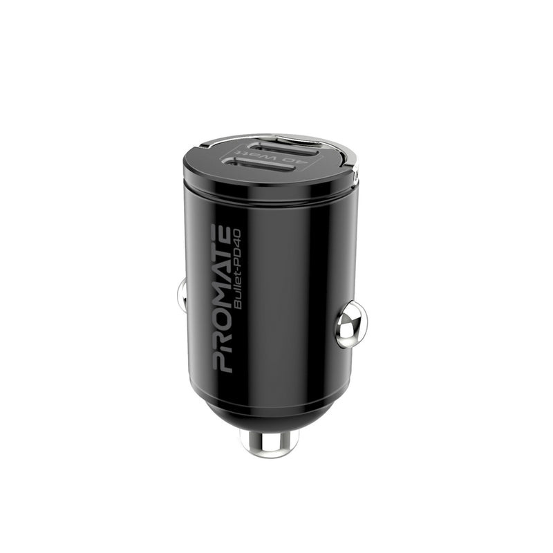 Promate Bullet-PD40 RapidCharge 40W Car Charger
