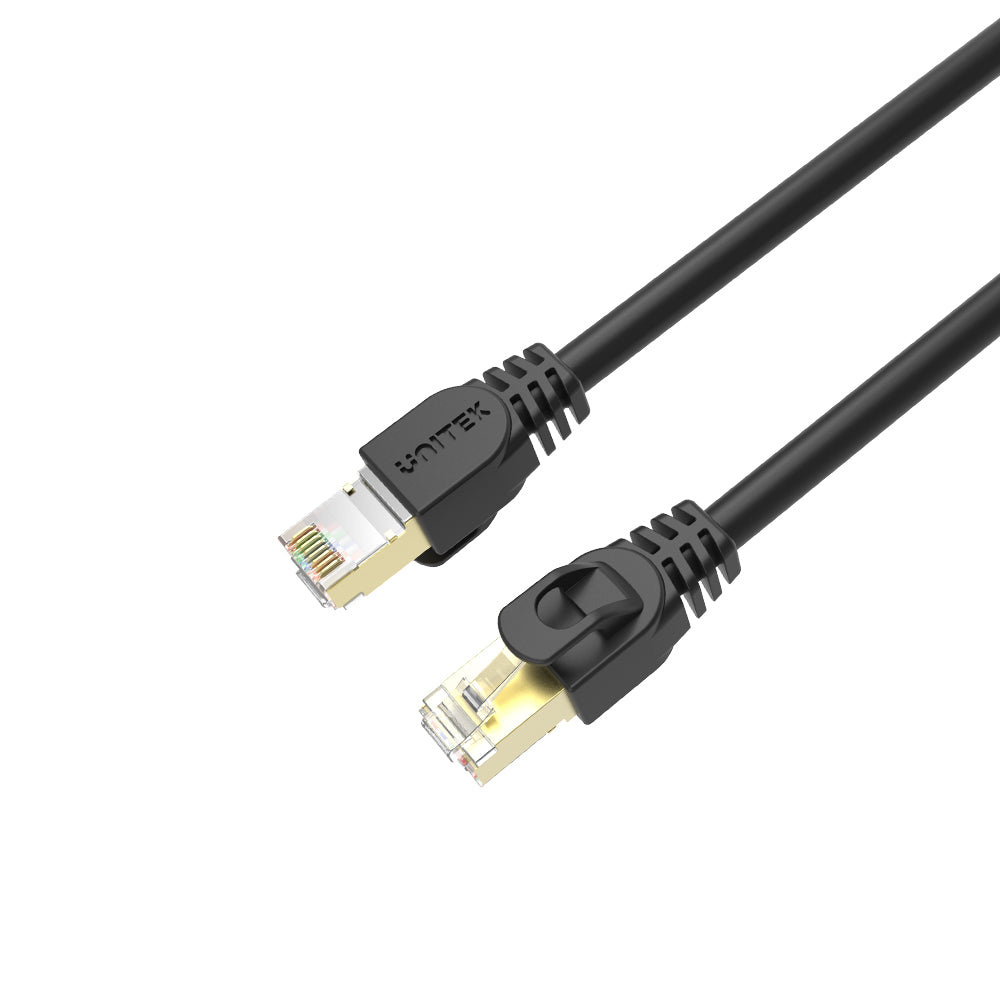 UNITEK C1808HBK Cat 7 SSTP RJ45 Ethernet Cable (0.5m)