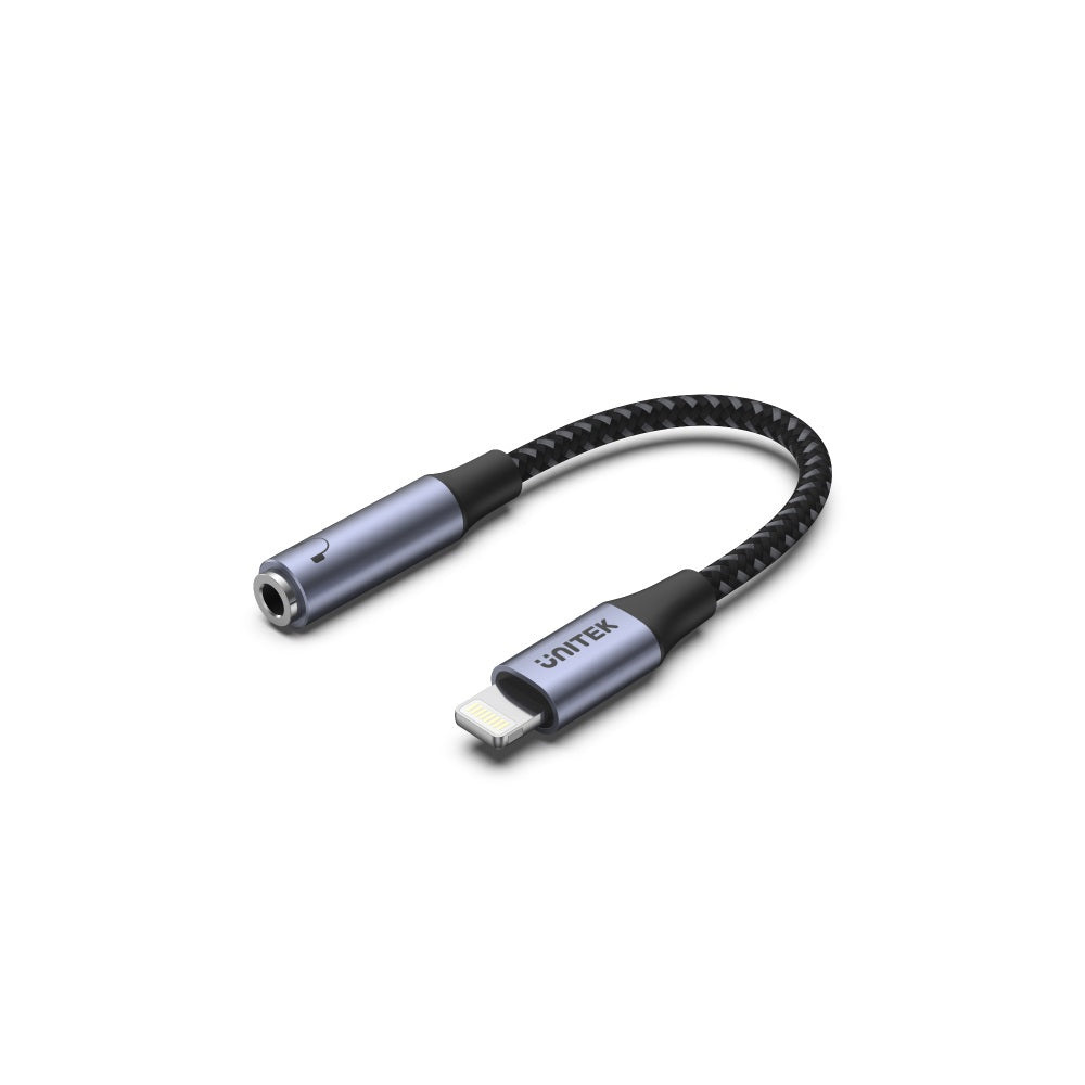 UNITEK M1208A Lightning to 3.5mm Headset Jack Adapter