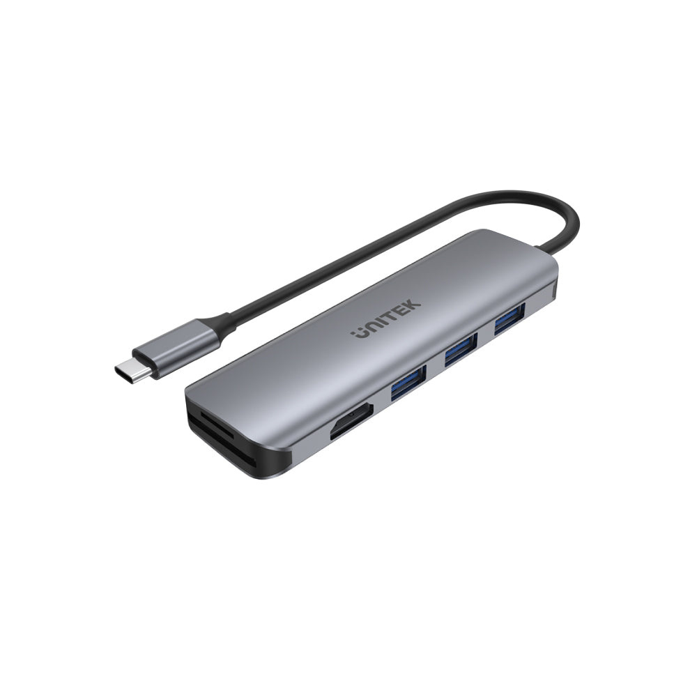 UNITEK H1112F uHUB P5+ 6-in-1 USB-C Hub