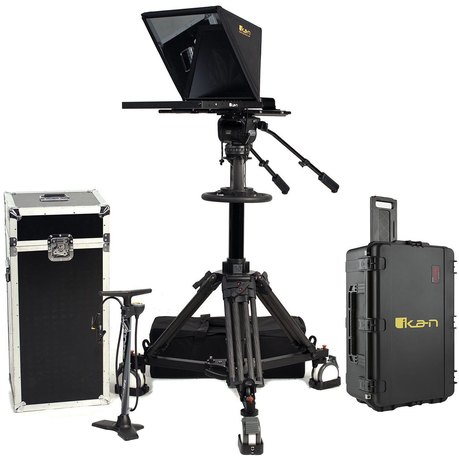 Ikan Professional 19" High-Bright Teleprompter with Pedestal Travel Kit (HDMI)