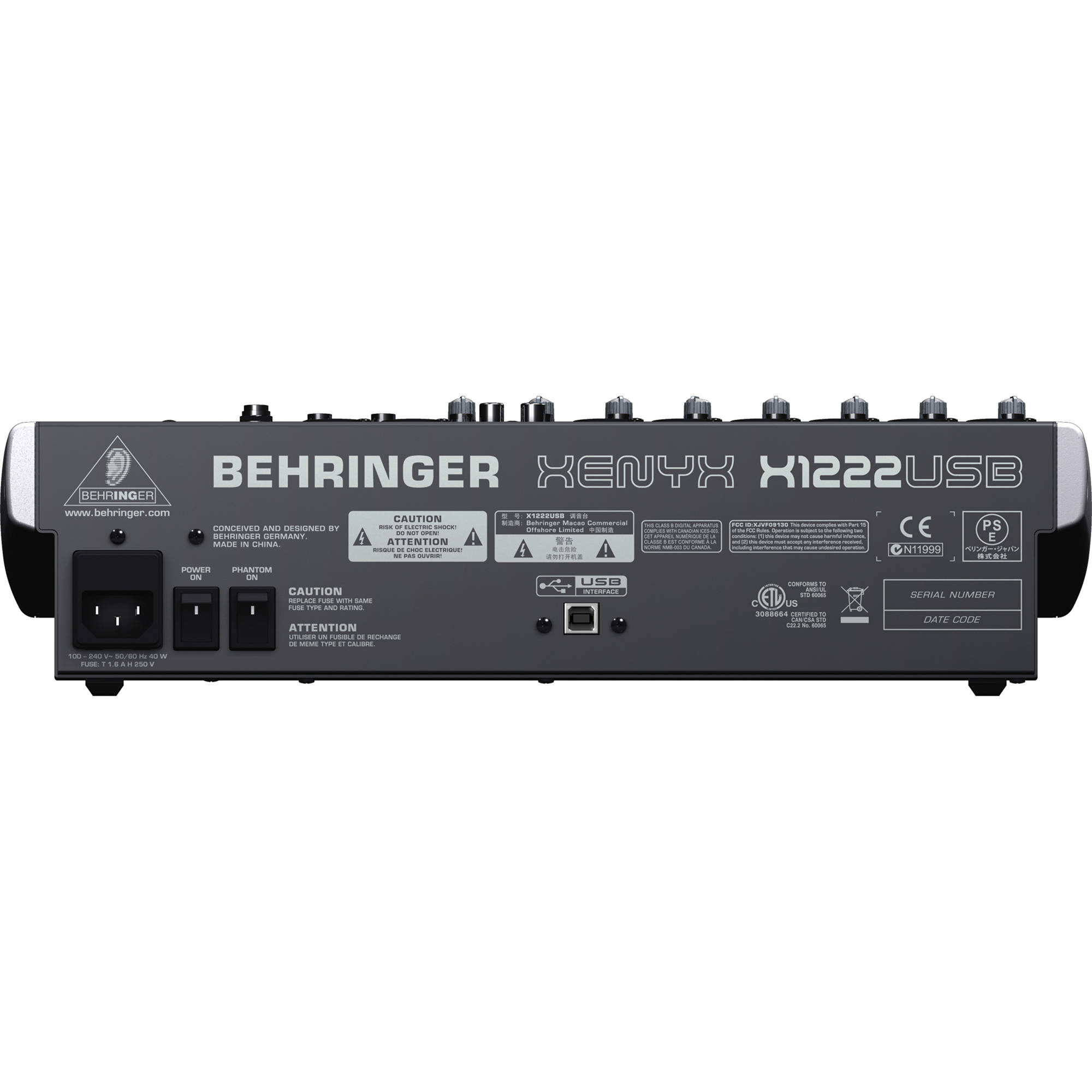 【アッキー】Behringer XENYX X1222USB ミキサー BEHRINGER X1222USB XENYX｜ミュージックランドKEY
