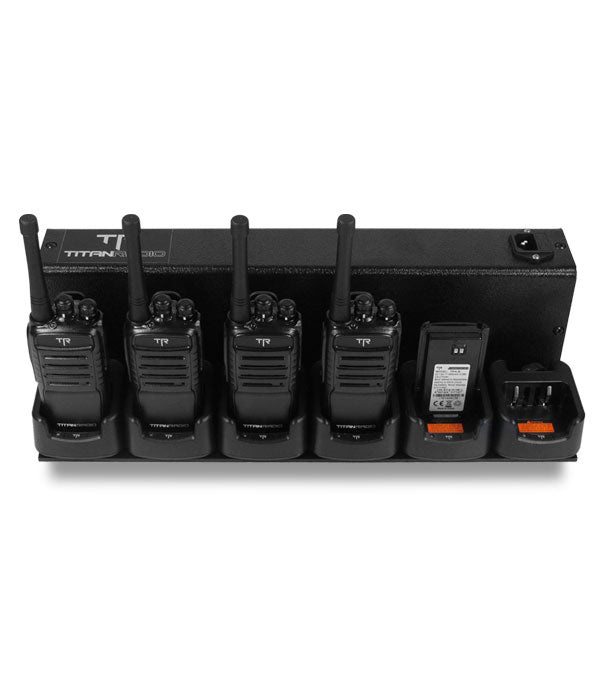 Titan Radios TR3006MUC 6 Unit Bank Charger for Titan TR300 Radios