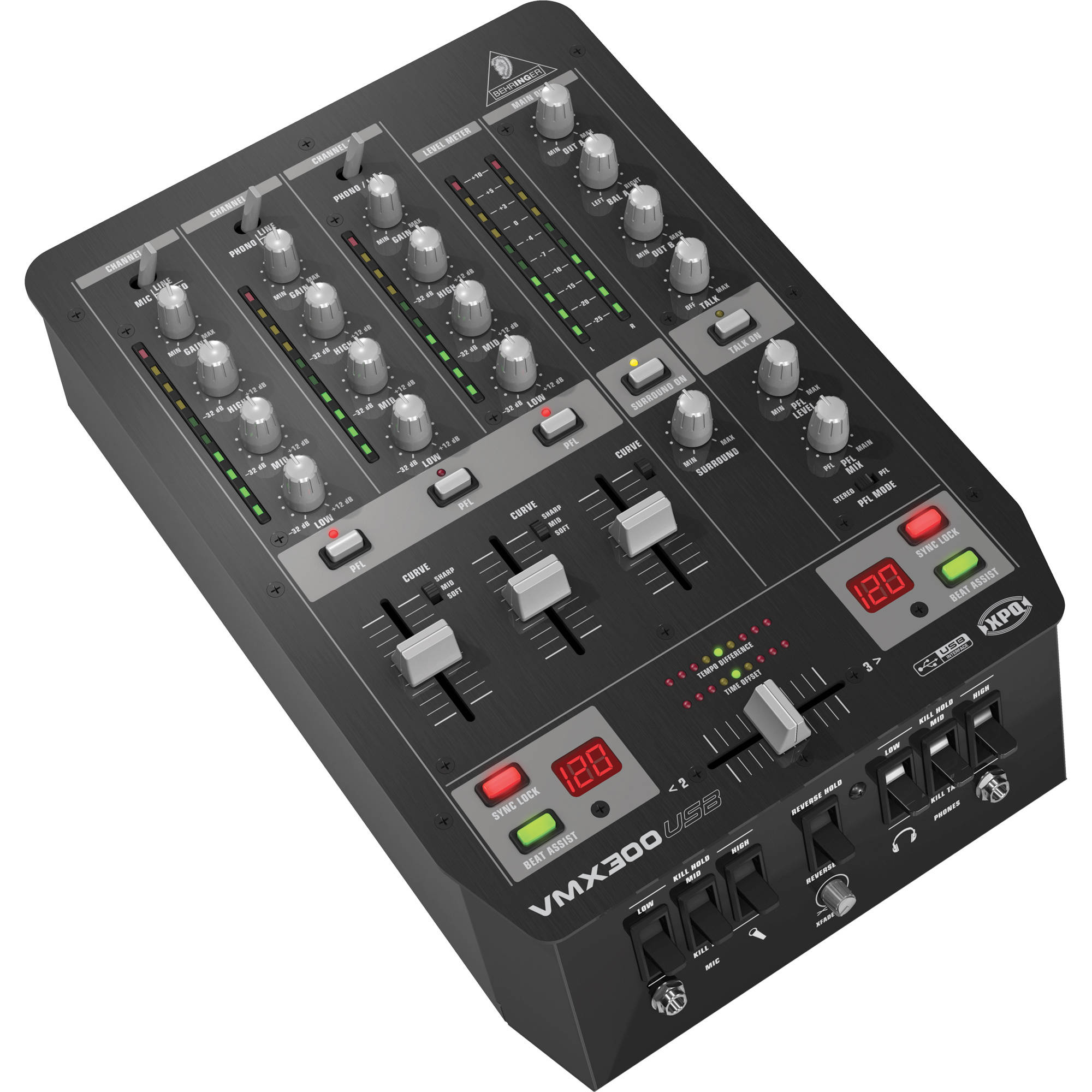 Behringer DJ Mixer VMX300 USB