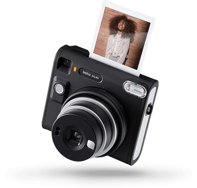 FujiFilm Instax SQUARE SQ40 Instant Camera (Black)