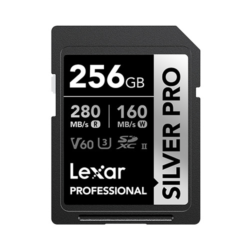 Lexar Professional 256GB SILVER PRO SDXC UHS-II Card