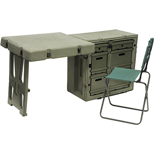 Pelican Hardigg FD3121 Single Field Desk (Olive Drab Green)