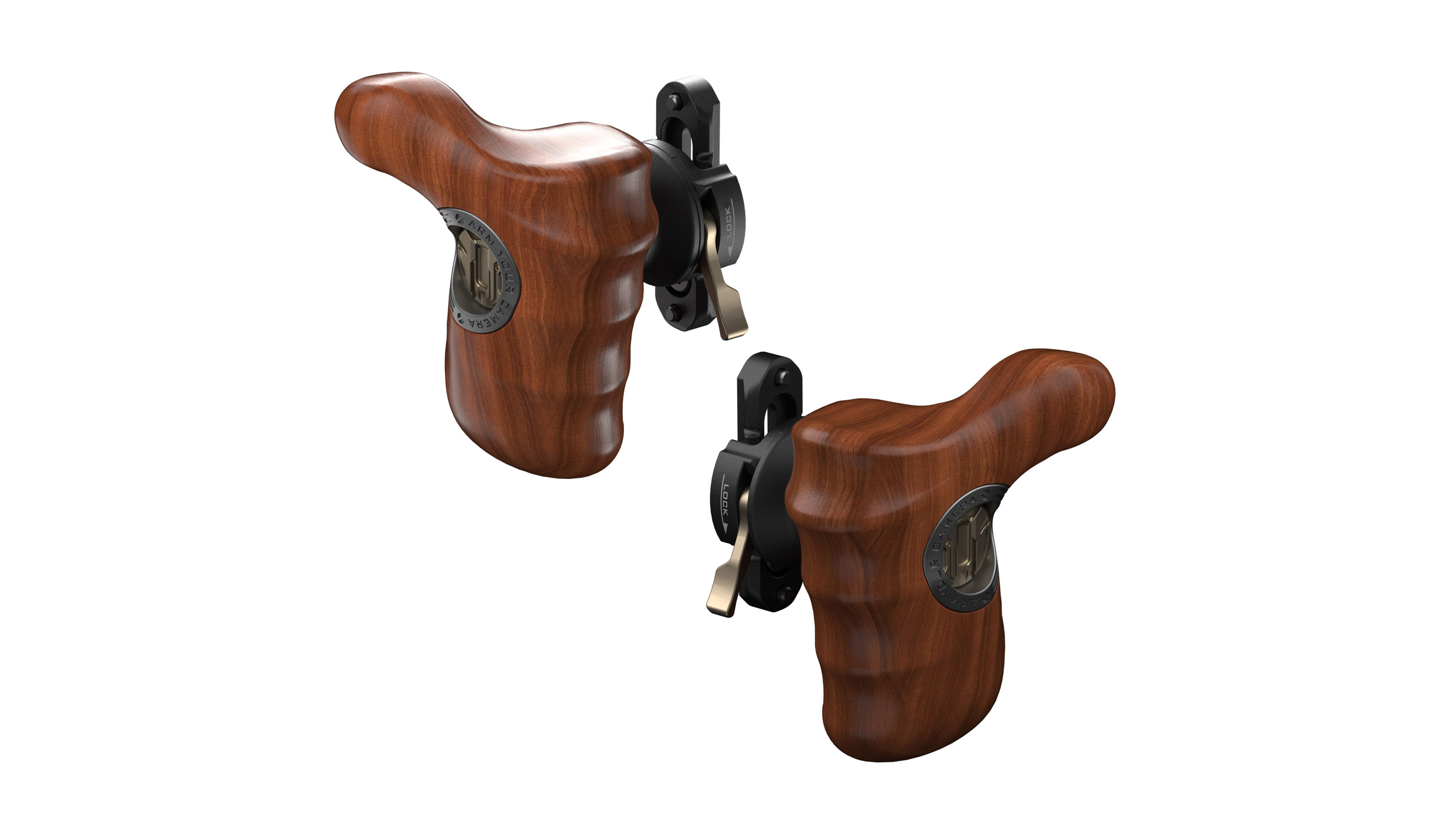 Tilta Advanced Side Wooden Handle Pair Type VIII (Black)
