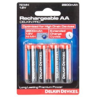 Delkin Rechargeable AA Batteries