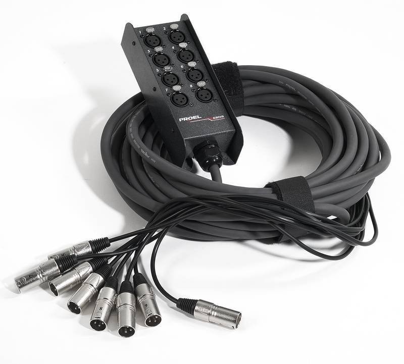 Proel EBN8LU10 Audio Stage Box 8 IN (10m)