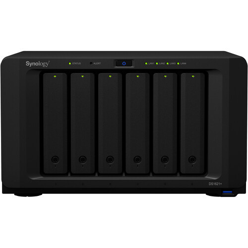 Synology DiskStation DS1621+ 6-Bay NAS Enclosure (12TB)