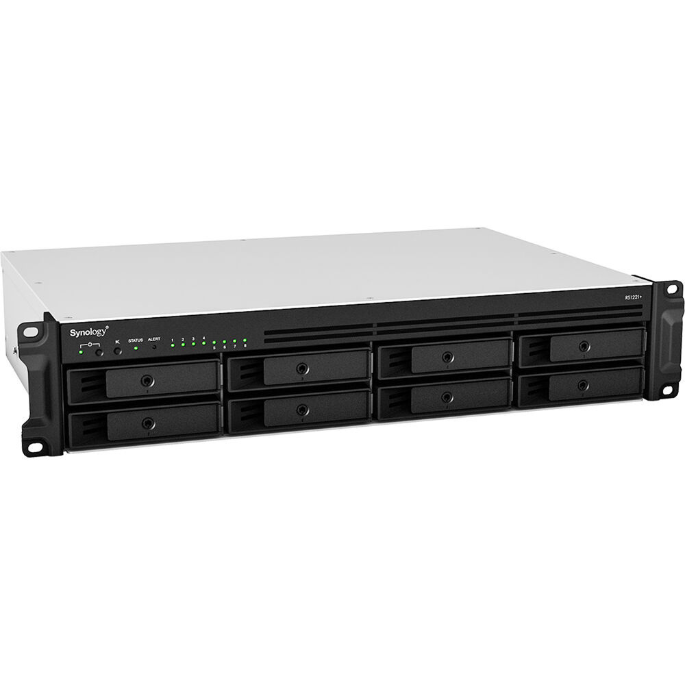 Synology RackStation RS1221+ 8-Bay NAS Enclosure (WD Red, 16TB)