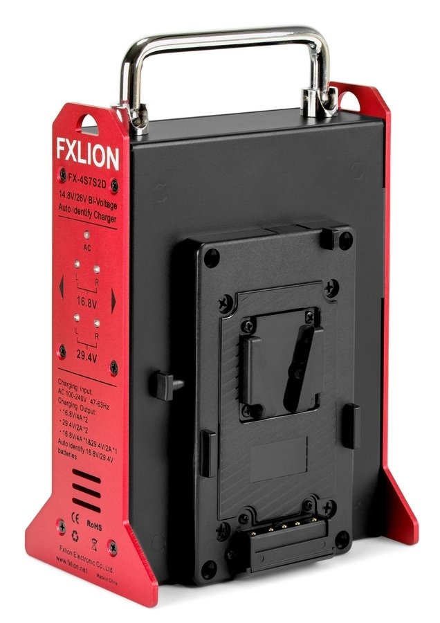 FXlion FX-4S7S2D Bi-Volt Battery Charger