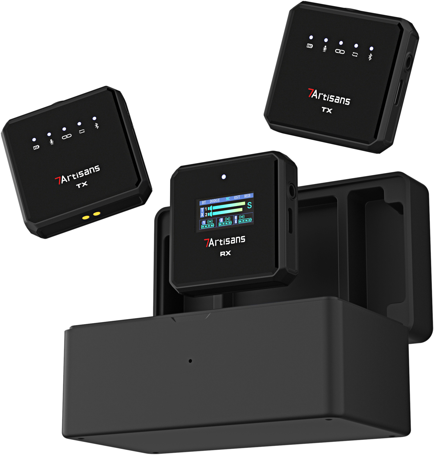 7Artisans DMic-S Wireless Microphone System (1RX+2TX)