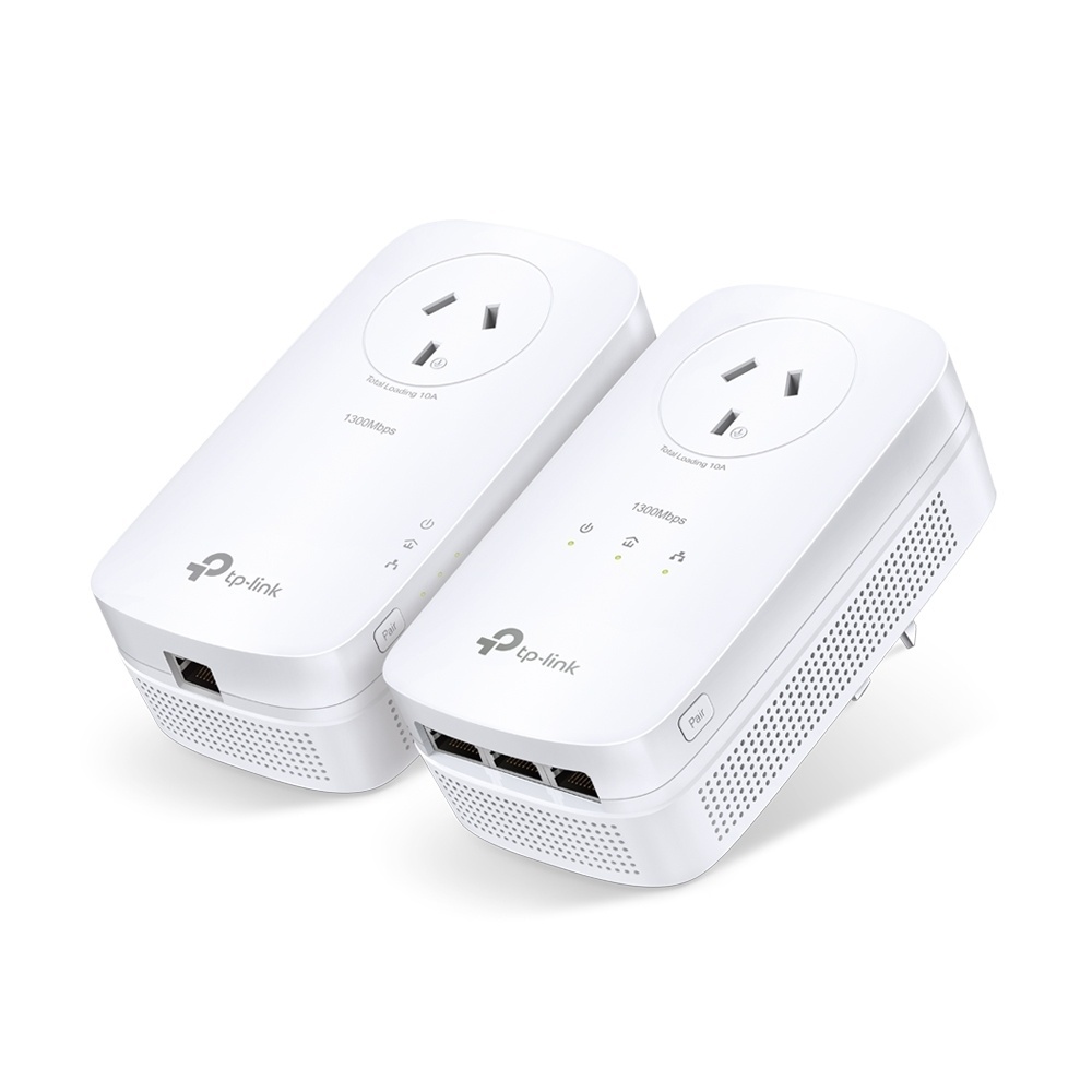 TP-Link TL-WPA8631P AV1300 Gigabit Passthrough Powerline AC1200 Wi-Fi Kit