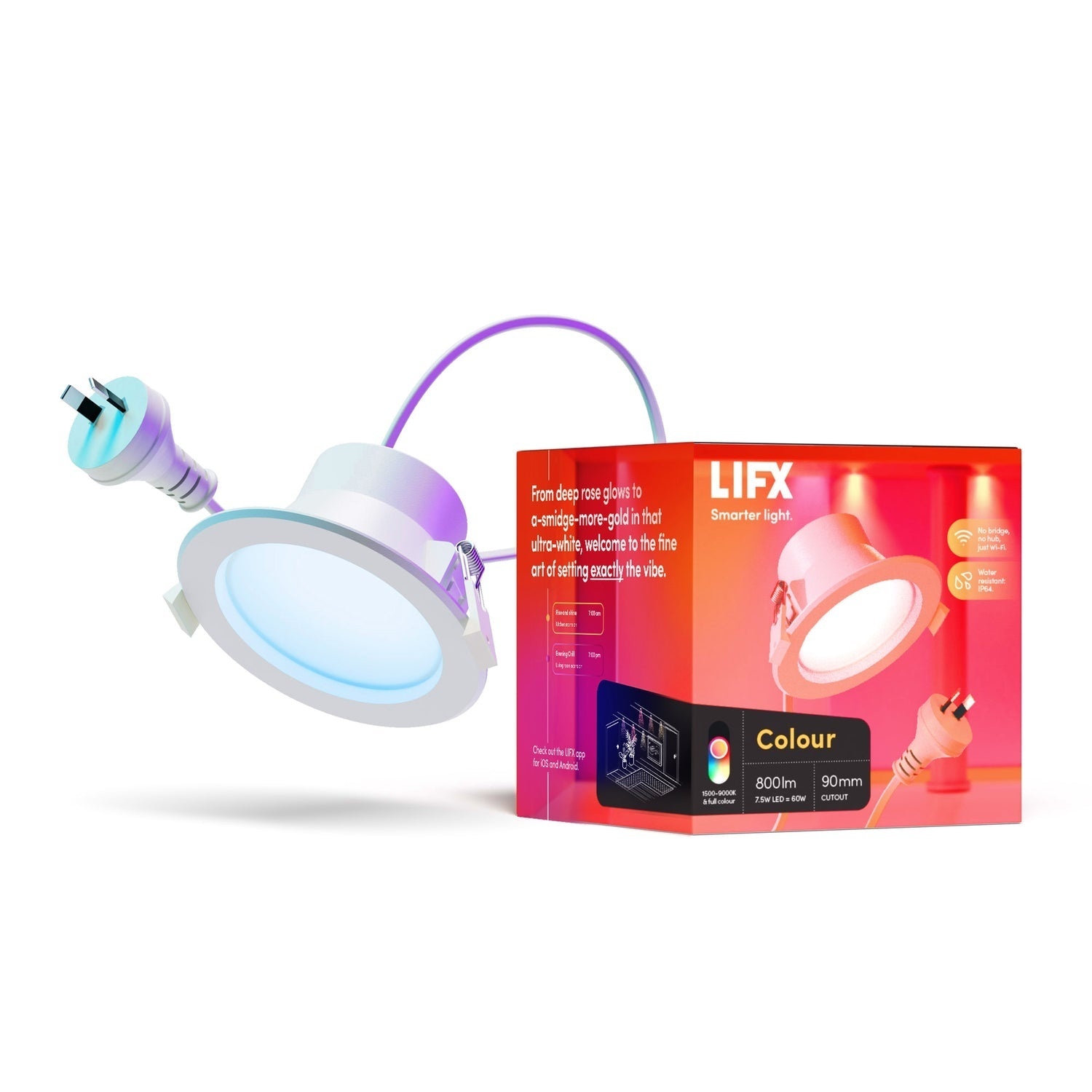 LIFX Indoor/Outdoor Colour Downlight (90mm)