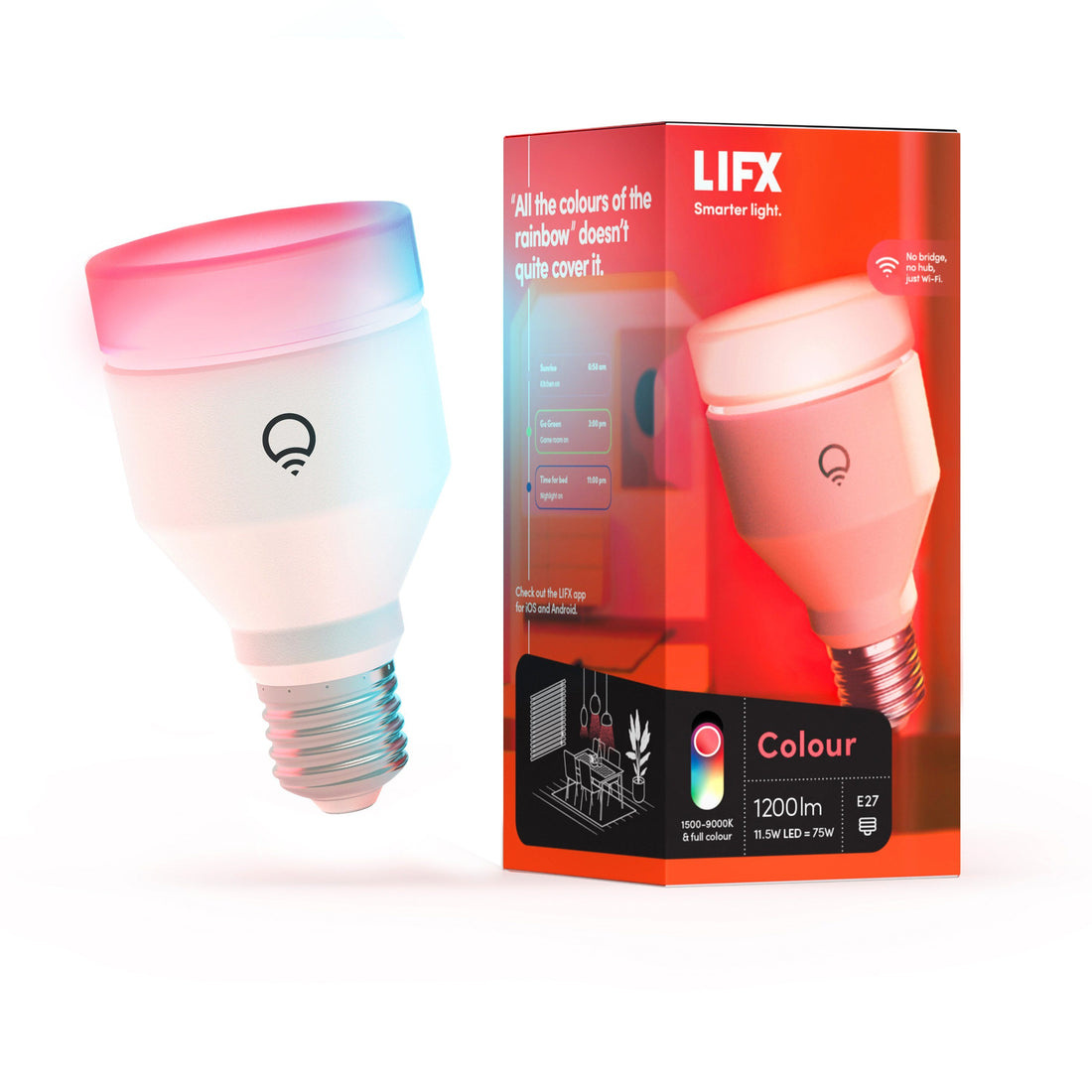 LIFX Colour 1200 A60 E27 LED Bulb