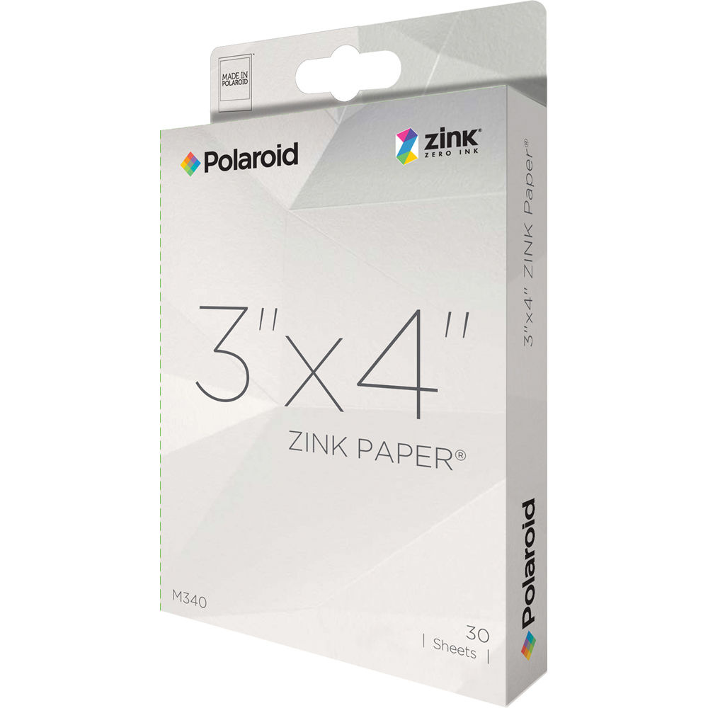 Polaroid ZINK 3 x 4" Photo Paper (30 Sheets)