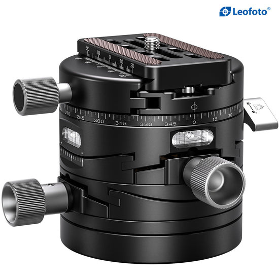 Leofoto G20 75mm Panoramic Geared Head with QP-70S Plate