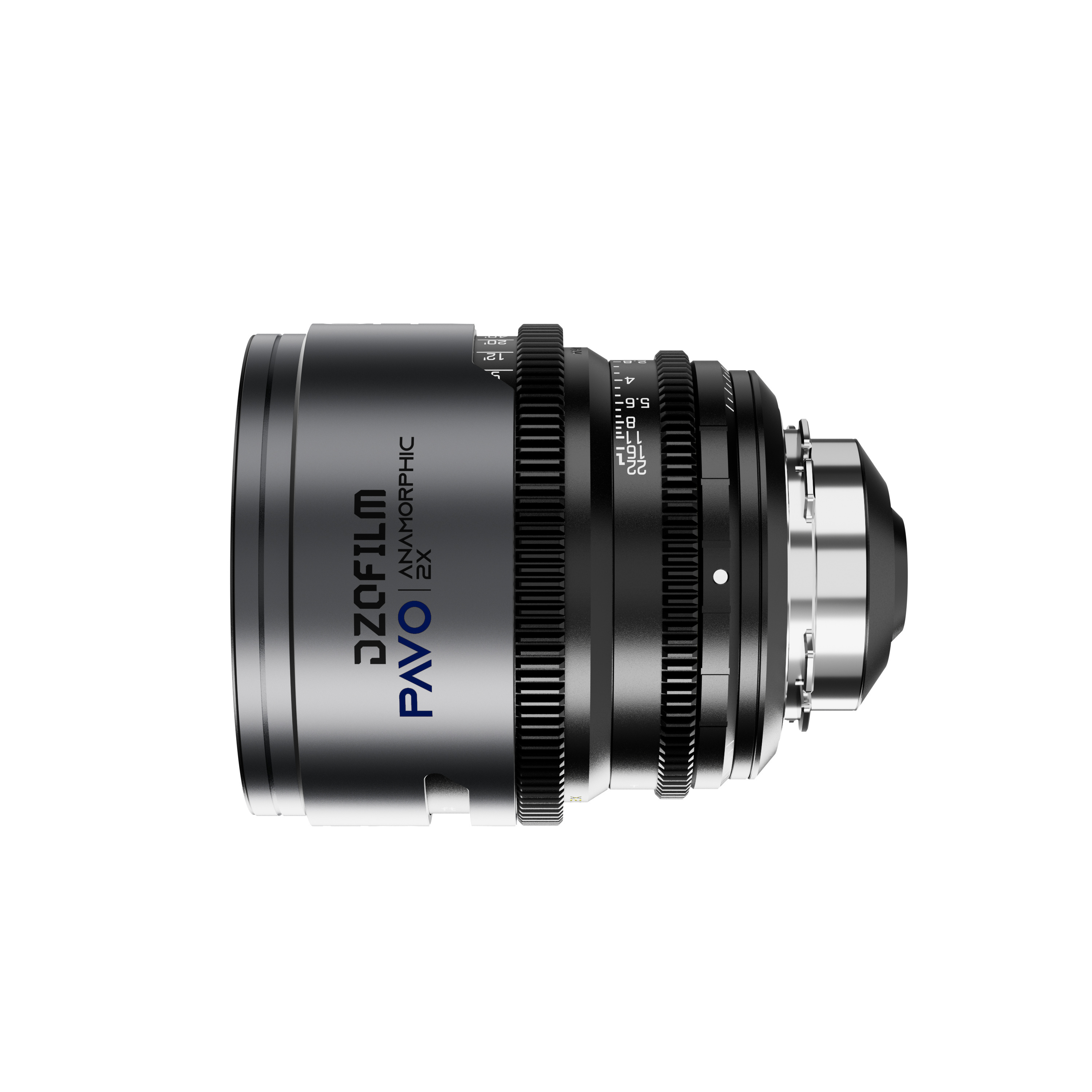 DZOFilm PAVO 40mm T2.1 2x Anamorphic Prime Lens (Blue Coating, PL/EF Mount, Feet)