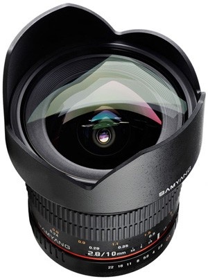 Samyang 10mm f/2.8 (APS-C) Ultra Wide-angle Lens For Canon