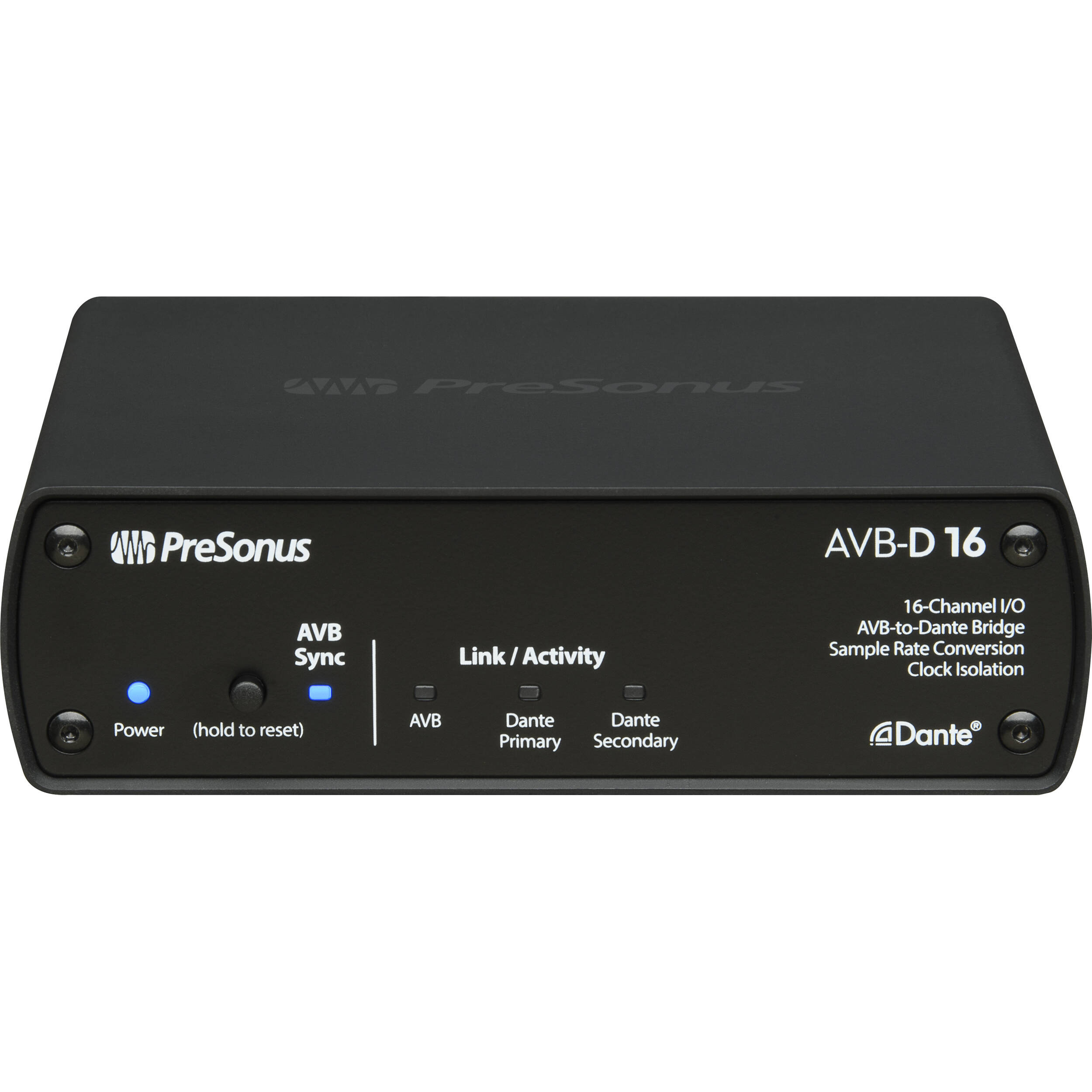 PreSonus AVB-D16 Network Bridge 16x16 Two-Way AVB-to-Dante