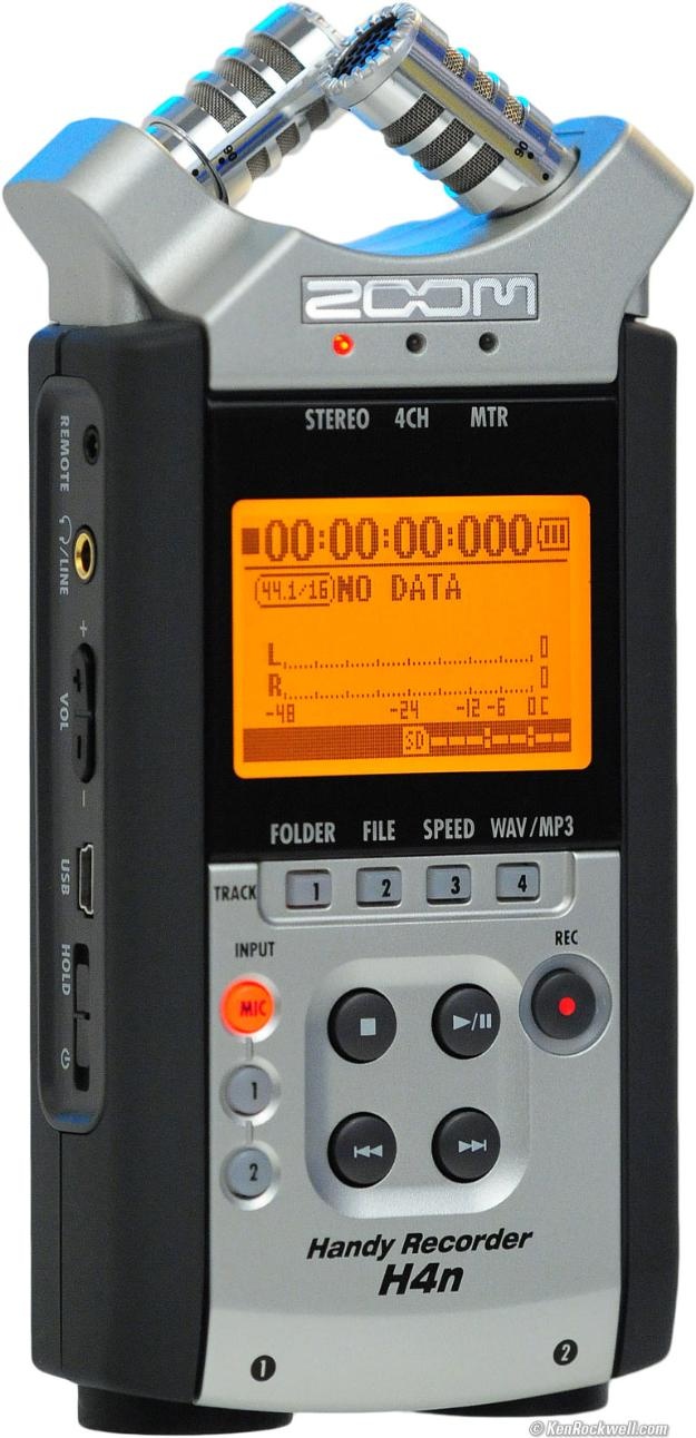 Zoom H4n Recorder with 2Gb SD card