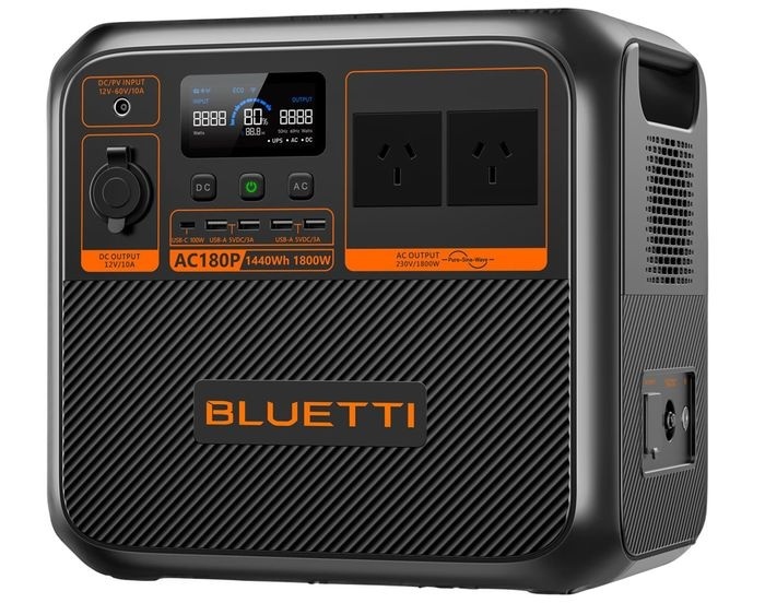BLUETTI AC180P 1800W Portable Power Station