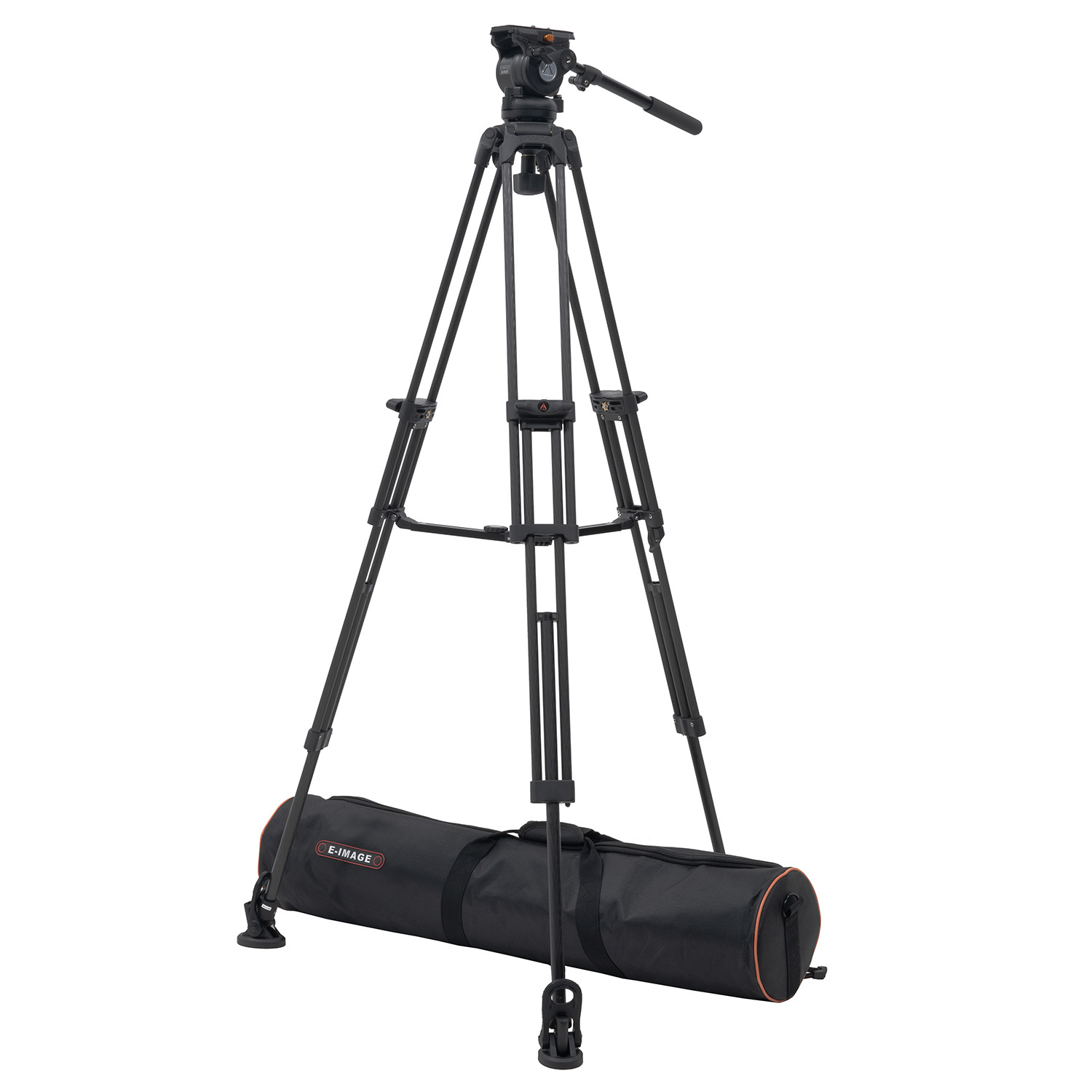 E-Image EG05C2 2-Stage Carbon Fibre Fluid Head Tripod Kit
