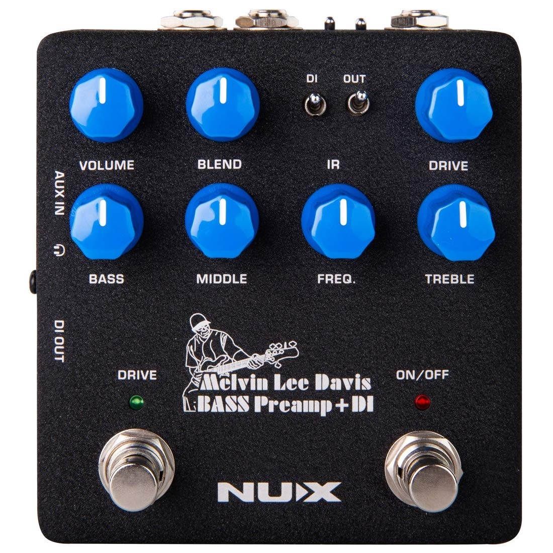 NUX NBP-5 Melvin Lee Davis Bass Preamp+DI Pedal