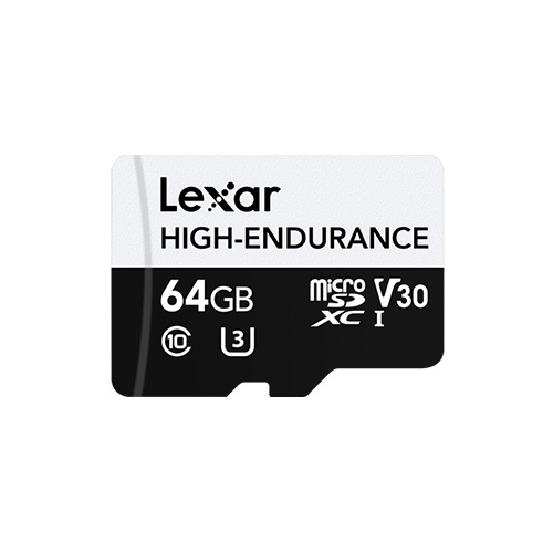 Lexar 64GB High-Endurance microSDXC Card